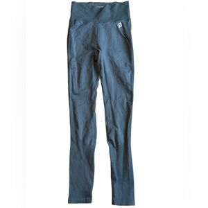 Peloton Compression Leggings Green Teal XS/S NWOT